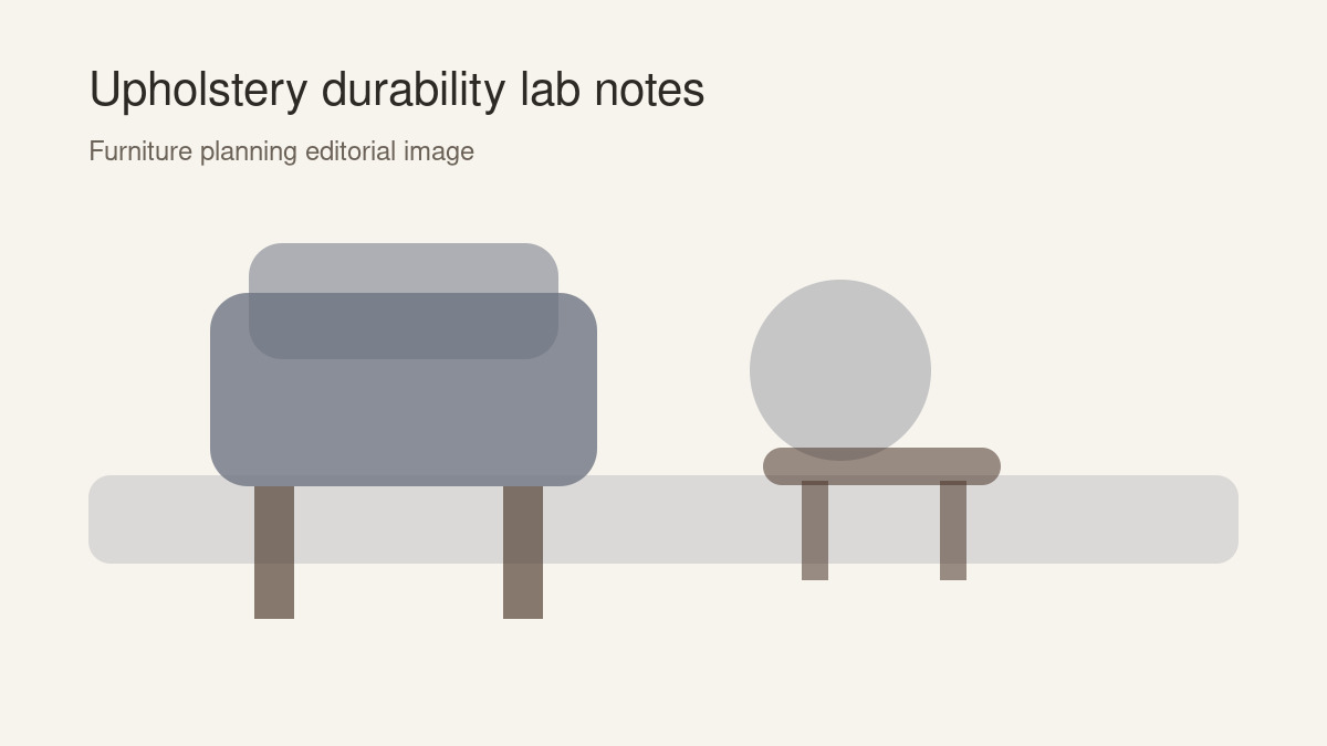 A Practical Lab Test for Upholstery That Survives Busy Public Spaces