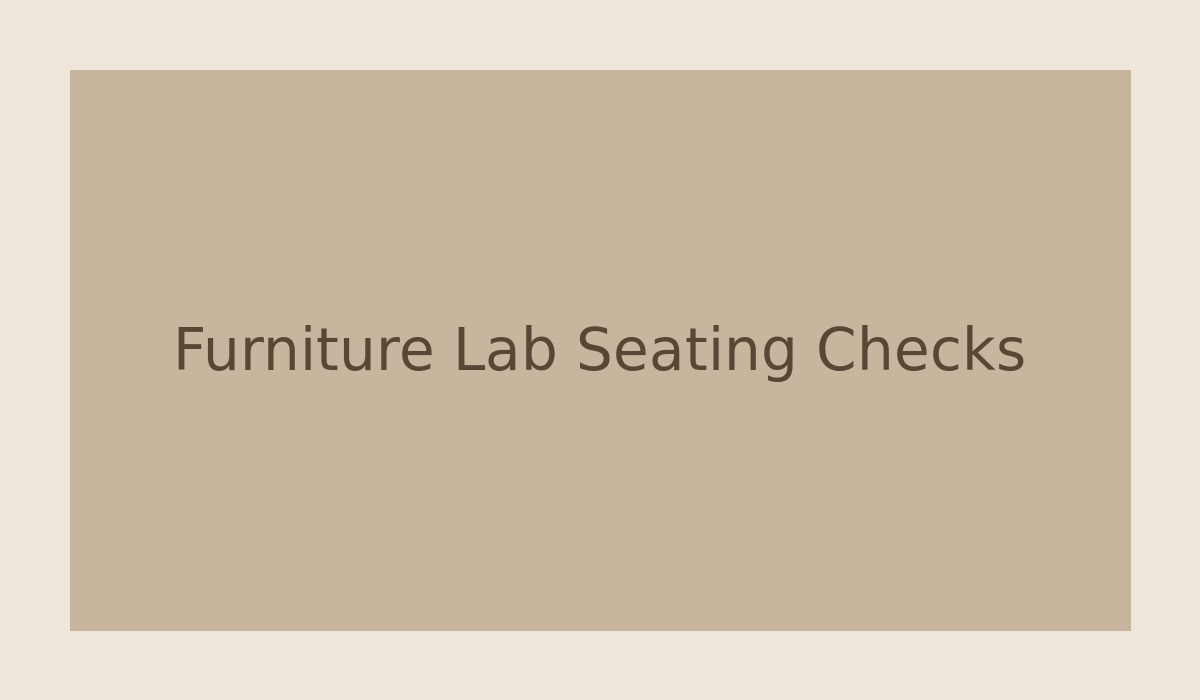 Lab Notes: How to Stress-Test Custom Seating Before a Project Order